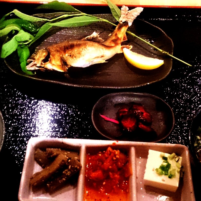 鮎の塩焼き定食(月々 )