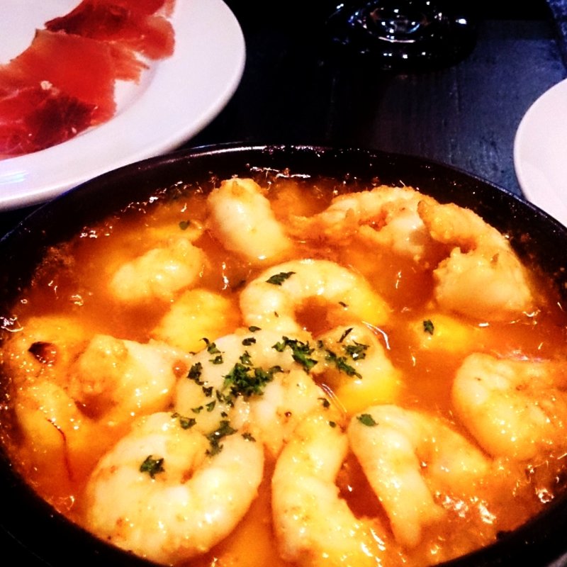 エビのピルピル(セルベセリア・グランビア （CERVECERIA GRANVIA）)