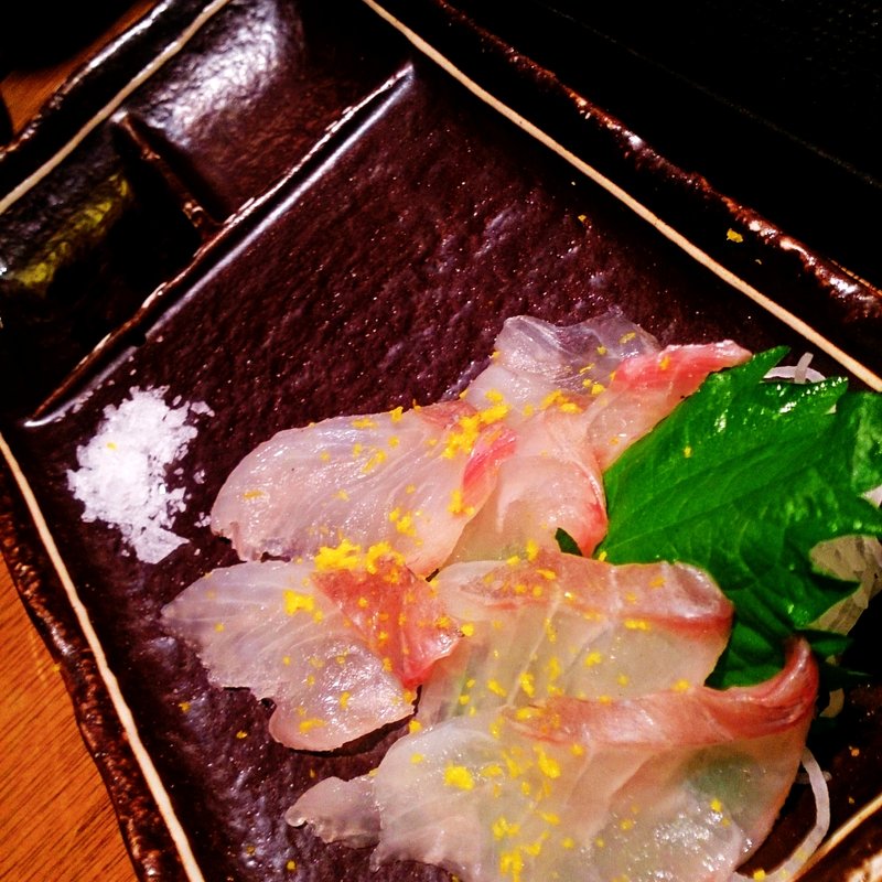 ホウボウの柚子オリーブ(工)