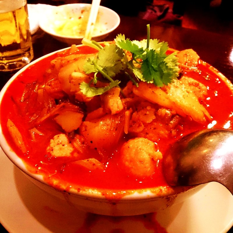 四川風魚介の煮込(龍宮楼)