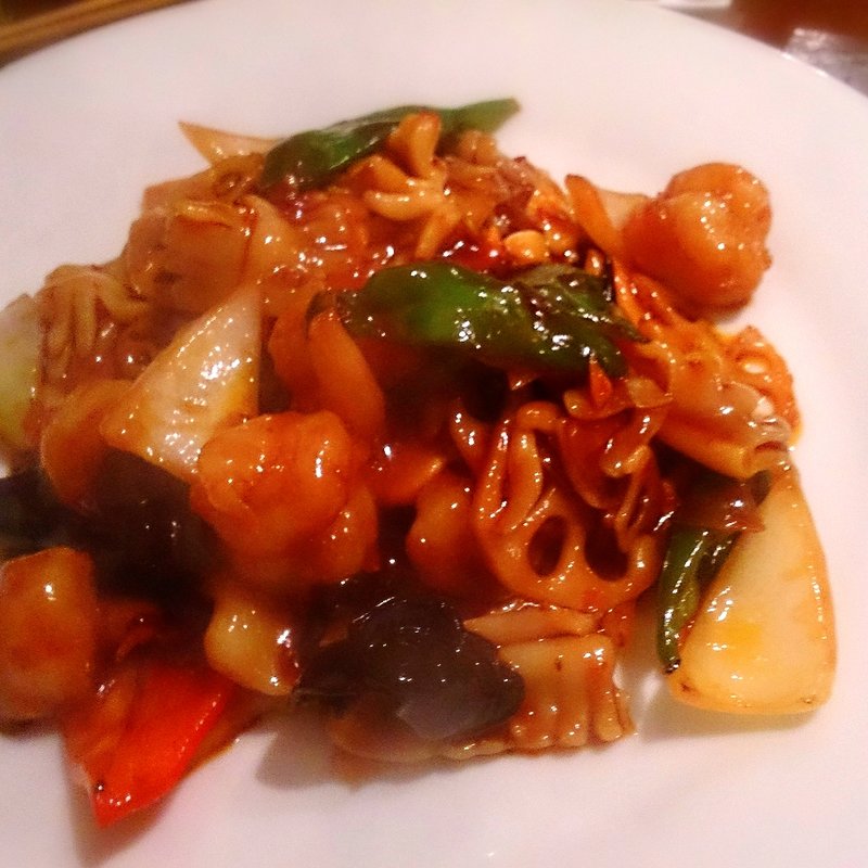 海鮮炒め(同源楼)