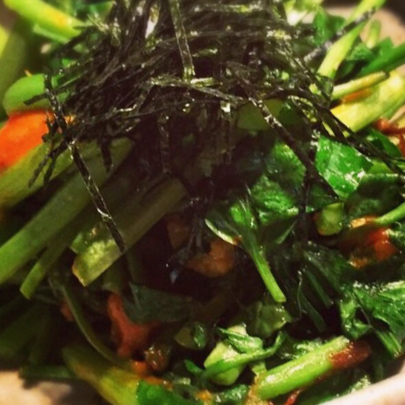 クレソンうに炒め(味倶楽部 くらりす)