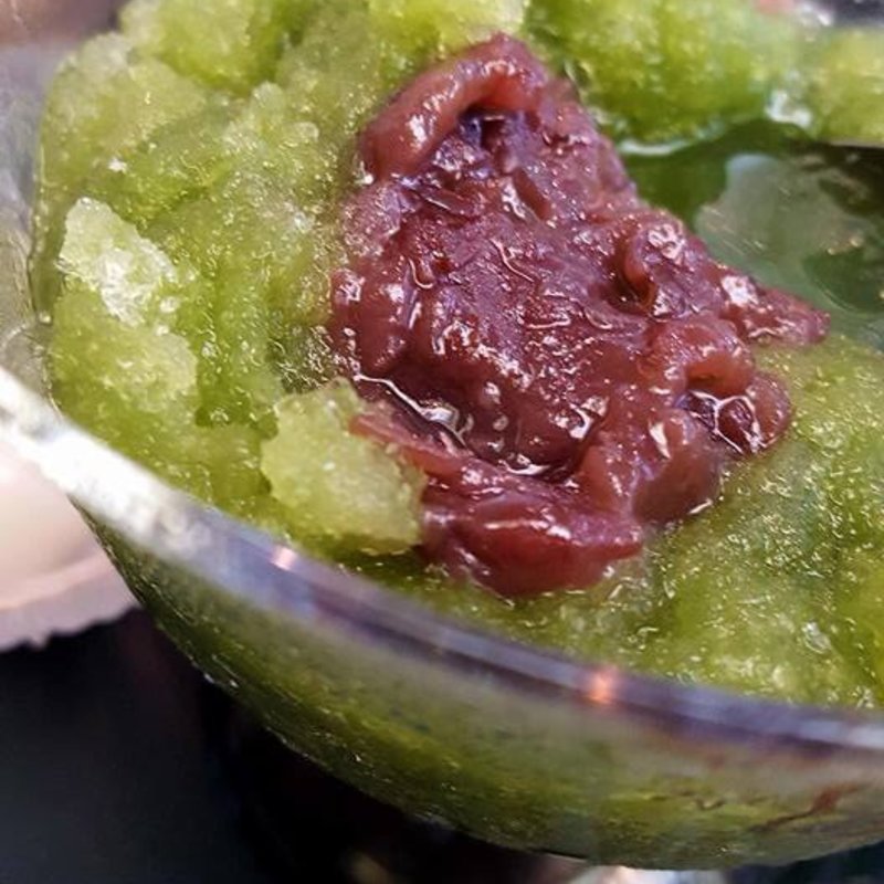 抹茶つぶしあん白玉付き(（有）鹿乃子　本店)