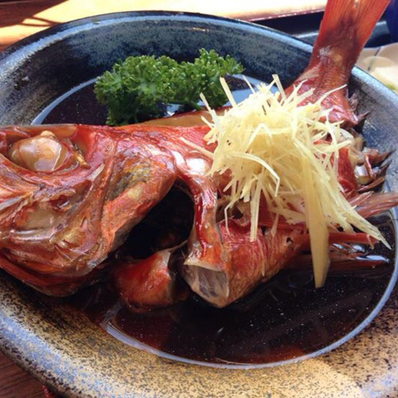 金目煮付け定食(沼津港市場食堂)