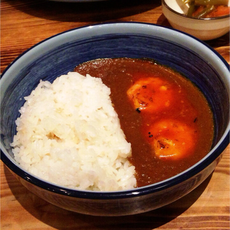 エビカレー(五分盛り)(もうやんカレー Tokyo 京橋店)