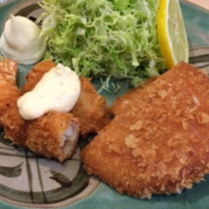 フライ盛り(てまり家庭料理)