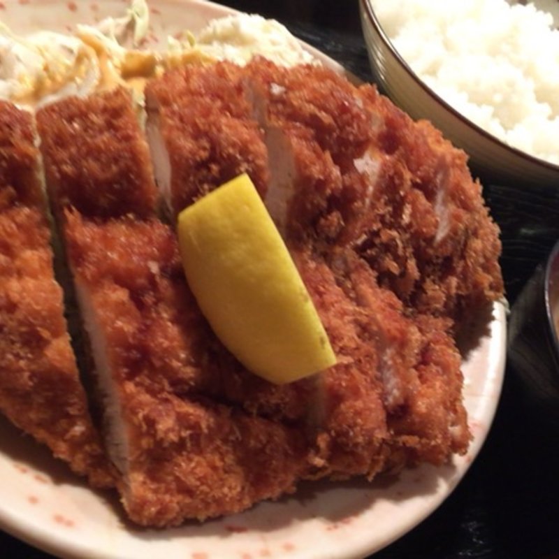 チキンカツ定食(鮒忠 千駄ヶ谷店 )
