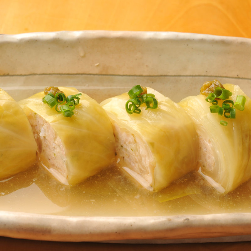 鮪、アボカド、チーズの湯葉巻き(蛍の庭)