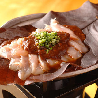 天然真鯛のカルパッチョ ～麹味噌添え～(蛍の庭)