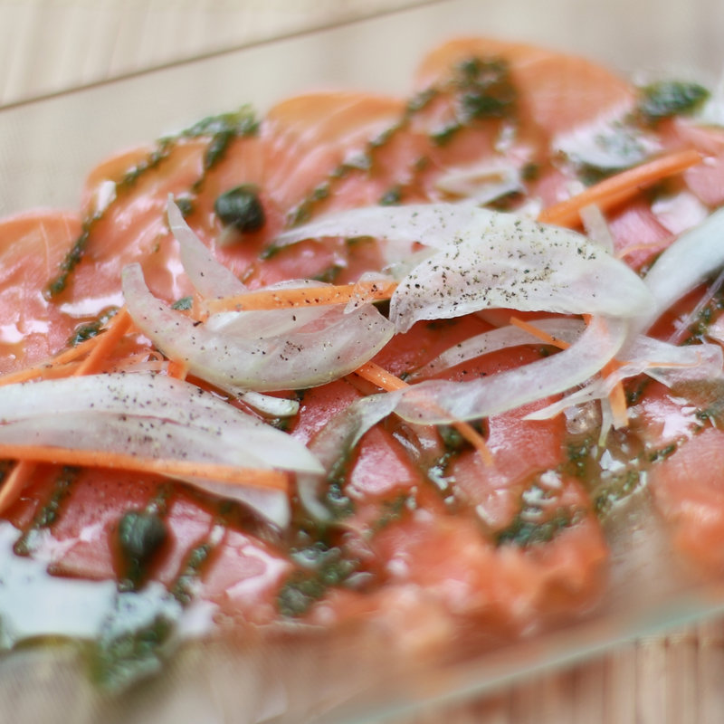 サーモンのカルパッチョ(人と人 )