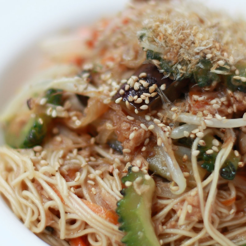 野菜のソーミンチャンプル(人と人 )