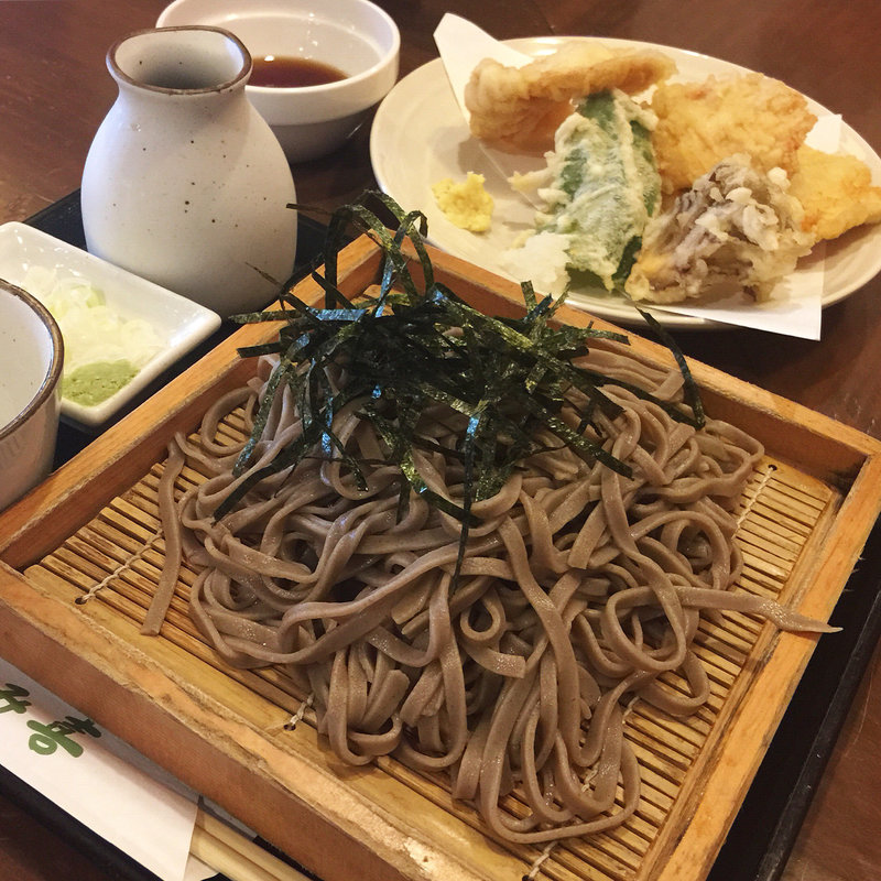 鳥天ざる(板そば なみ喜 本店)