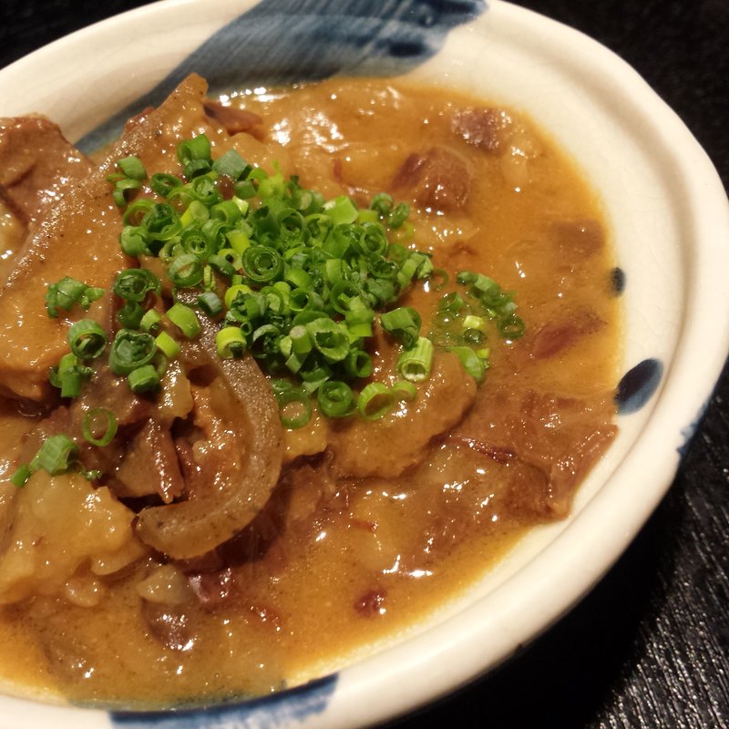 牛すじ煮込み(麺匠の心つくし つるとんたん 新宿店)