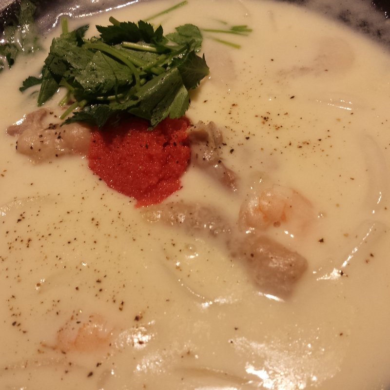 クリーム三昧のおうどん(麺匠の心つくし つるとんたん 新宿店)