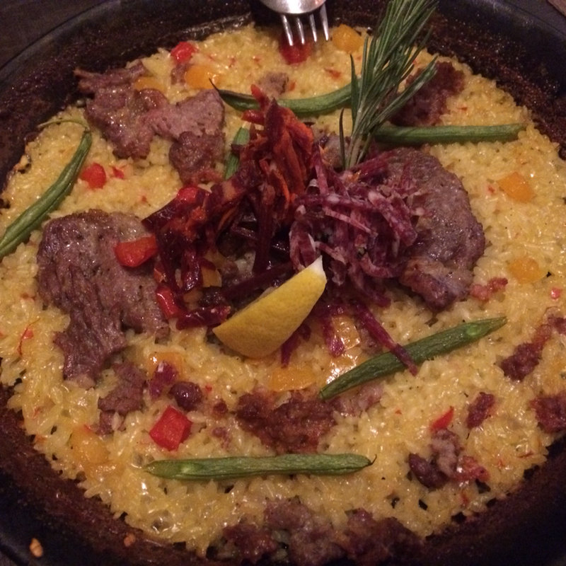イベリコ豚のパエリヤ(SPANISH DINING Rico)