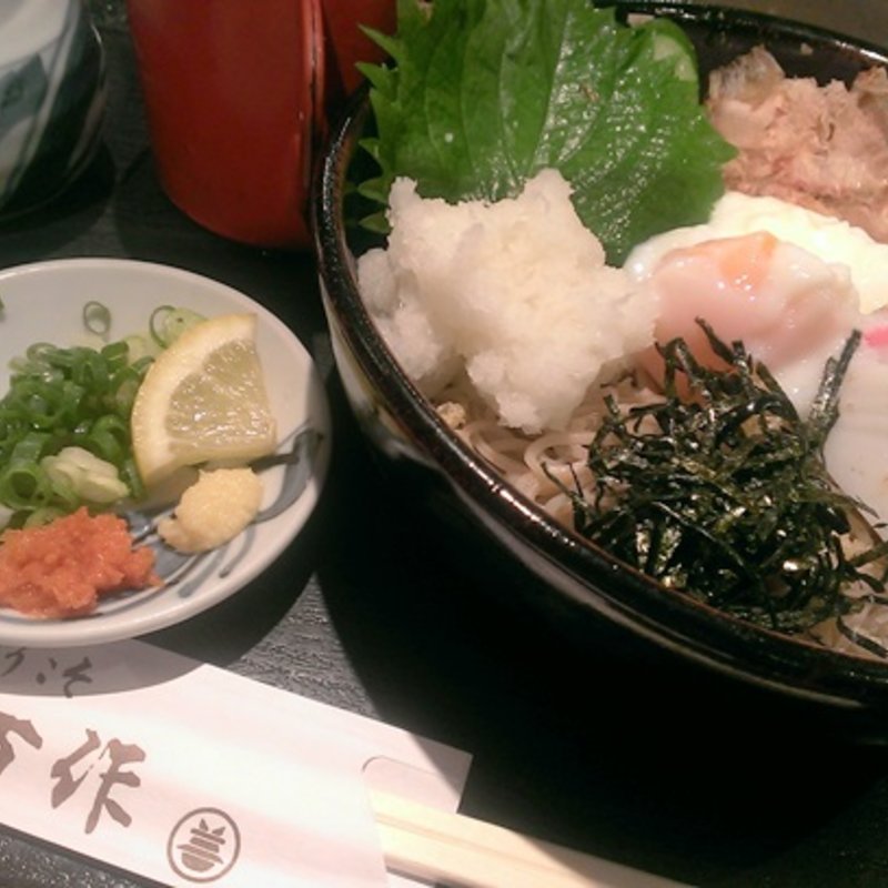 田舎そば(麺坊万作 ノバティながの店)