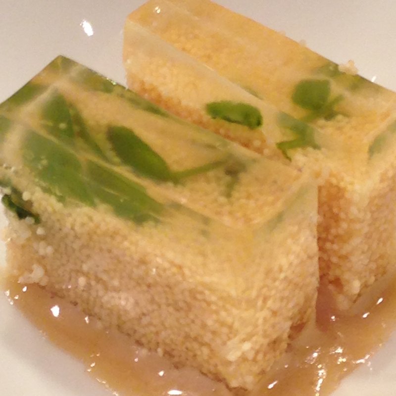 魚卵のゼリー添え(はし本)