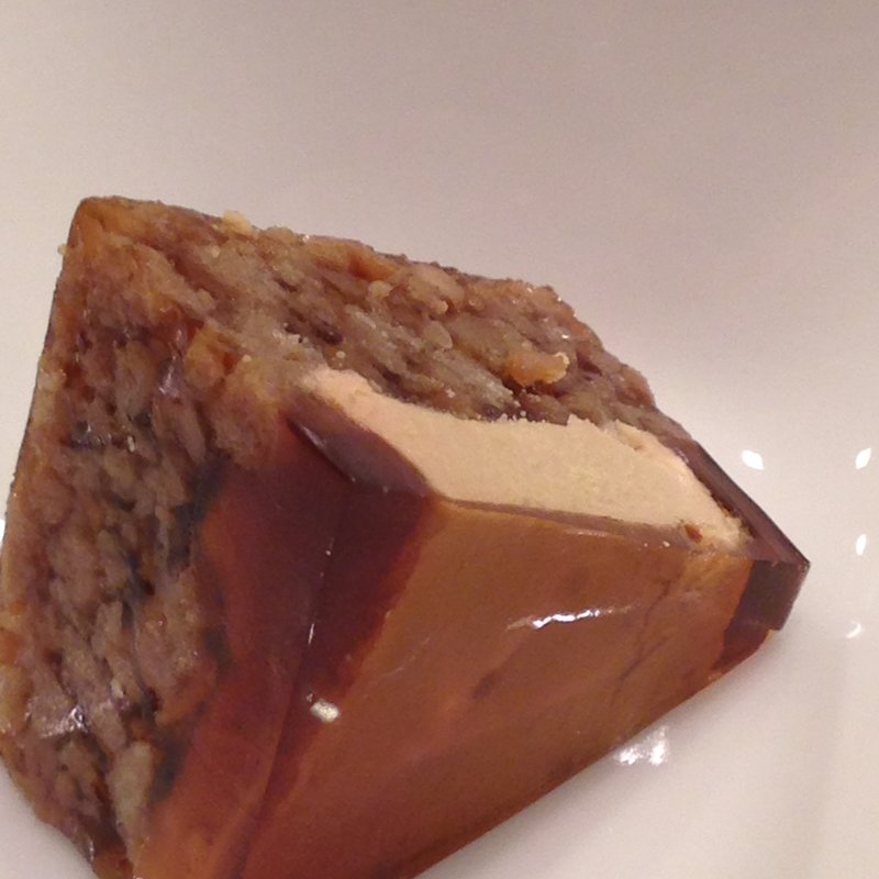 小豆とチョコのデザート(はし本)