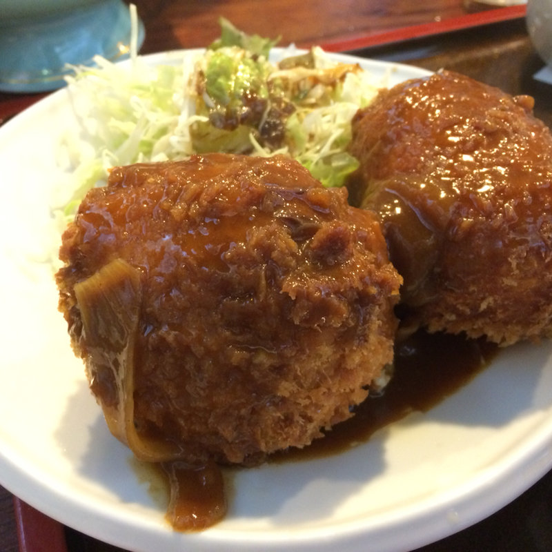 名物コロッケ定食