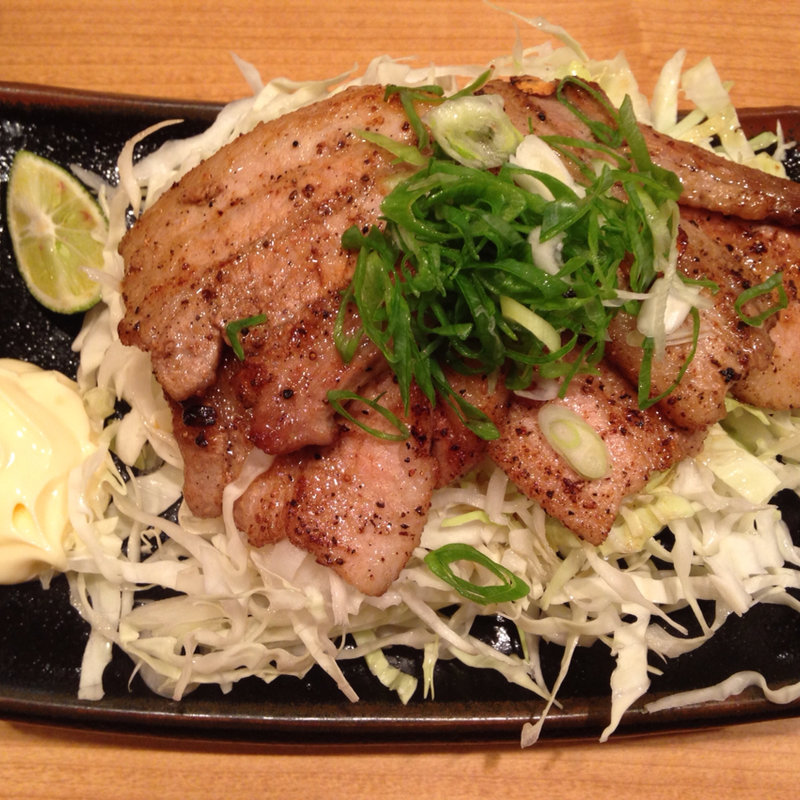 豚のバラ塩(里のうどん 藤沢店)