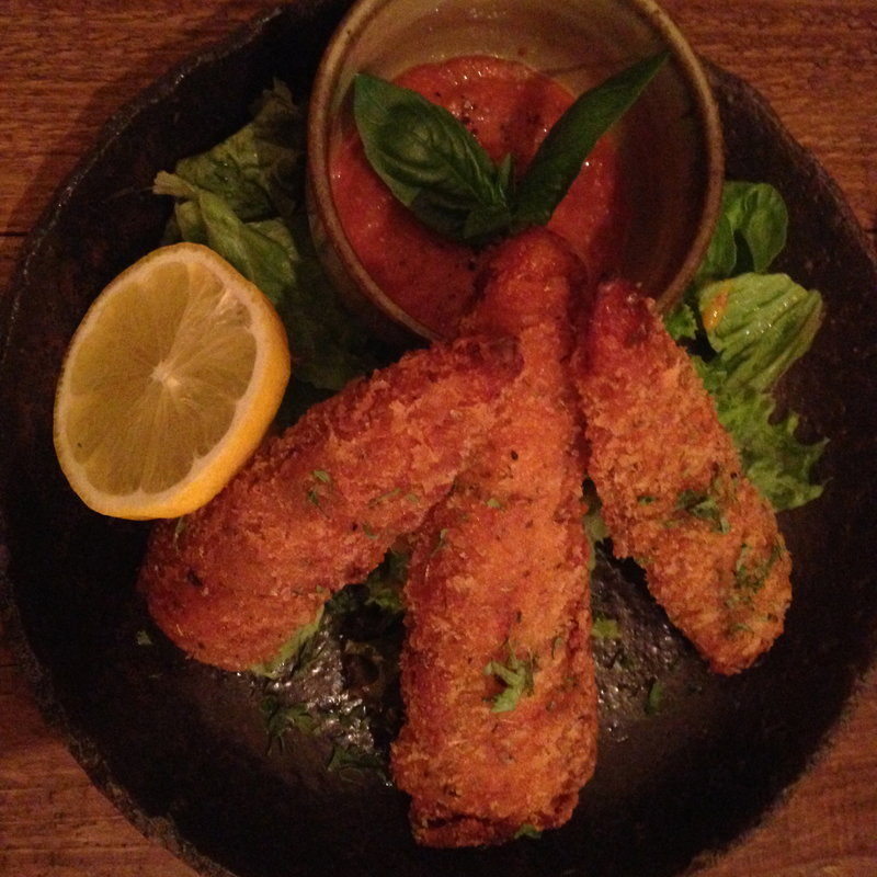 有機人参のカツ(野菜と自然派ワイン食堂 harukucchii)