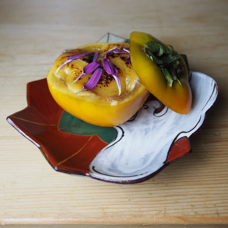 牡蠣の柿釜焼き(はらまさ )