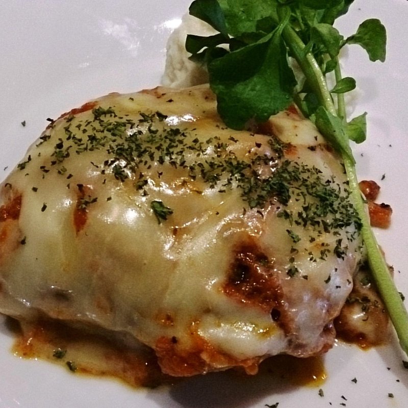 イアリアンハンバーグ（ランチ）(鉄板焼志野)