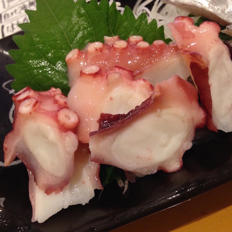 たこのお造り(海鮮屋台　あみたつ )