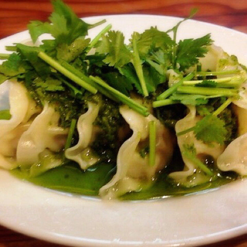 パクチー餃子(万豚記 池尻大橋店)