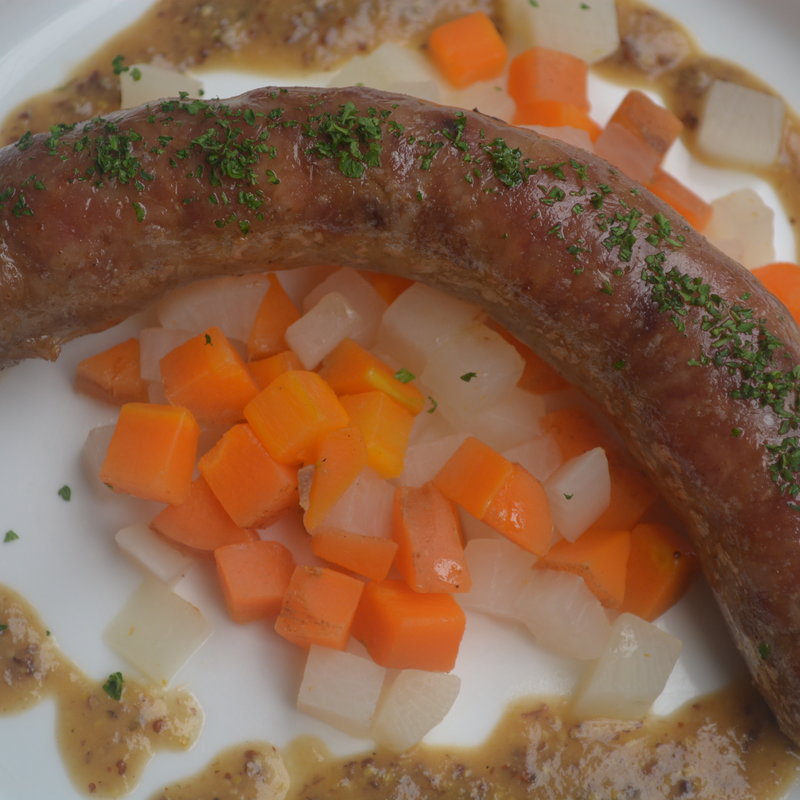 自家製豚のソーセージ トゥールーズ風(フレンチーズ FRENCHIES 人形町)