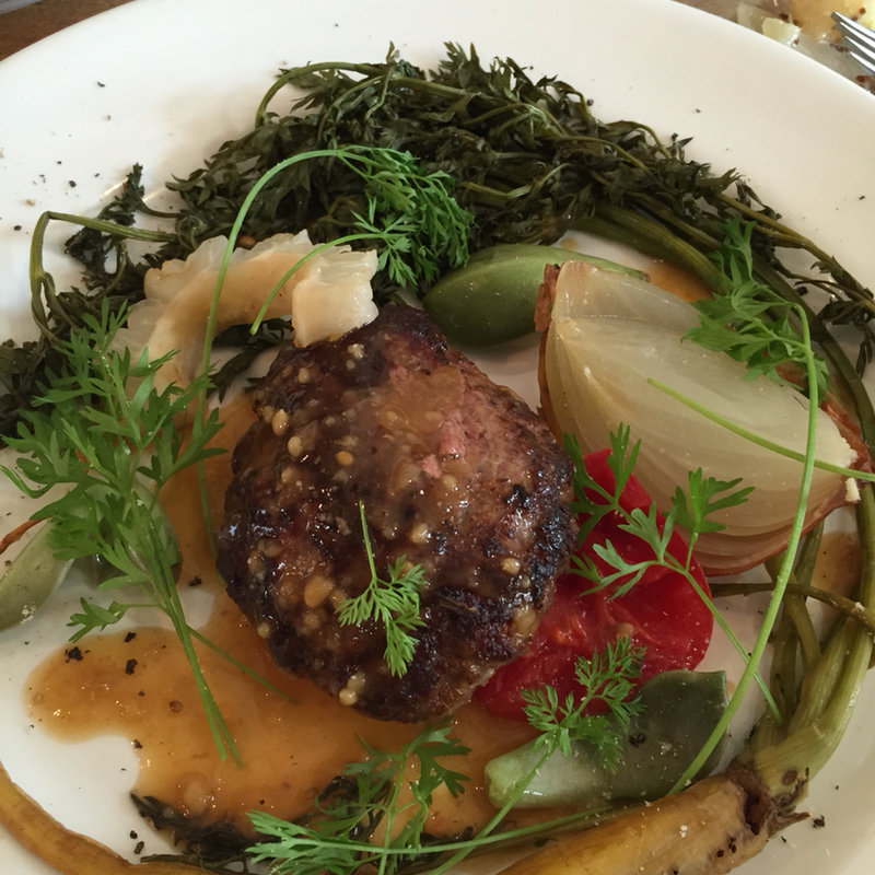 ランチのハンバーグ(Union Sand Yard)