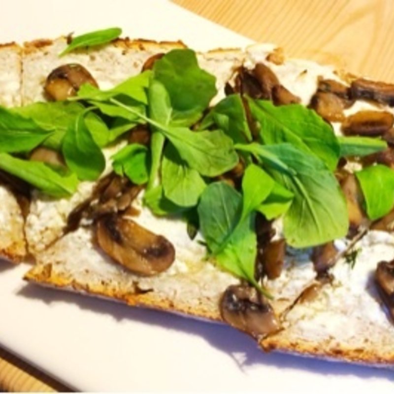 リコッタ＆マッシュルーム　タルティーヌ(ル パン コティディアン 日比谷店 （Le pain Quotidien）)