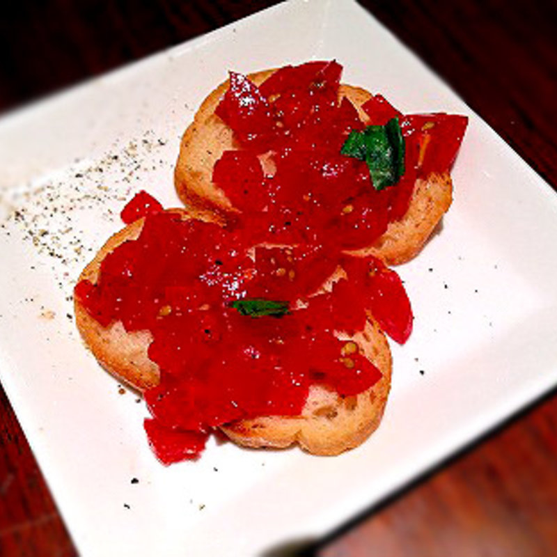 トマトのブルスケッタ(Caffe Classica)