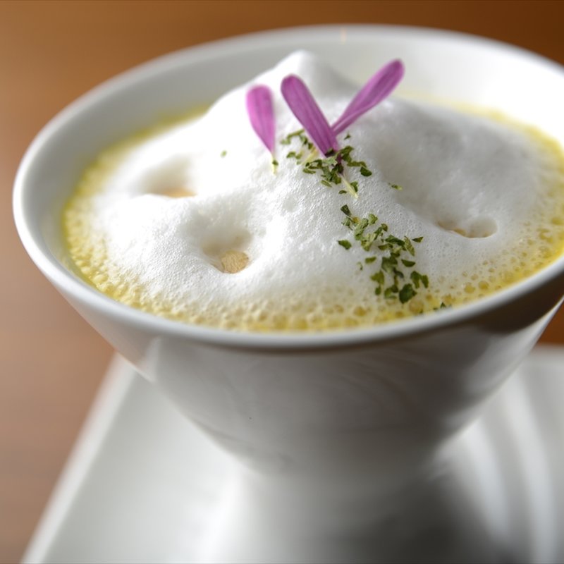 旬な野菜で作ったスープ(美食ダイニング みかわ)