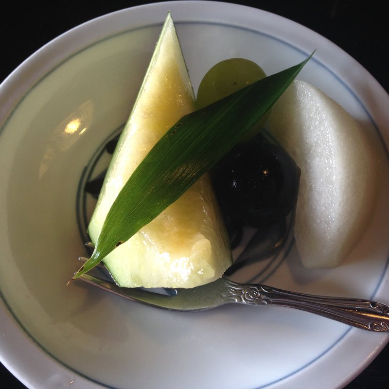 秋の水菓子(檑亭)