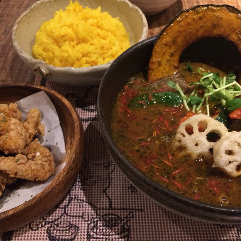 かりっと海老フリット(薬膳スープカレー・シャナイア （Shania）)