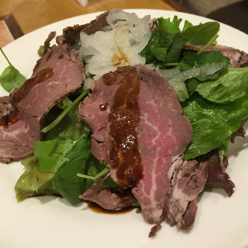 ローストビーフサラダ(江坂)