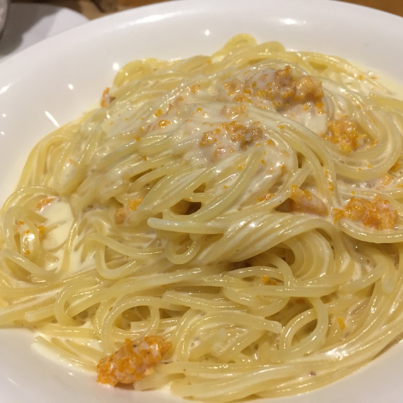雲丹のクリーム和えパスタ(江坂)