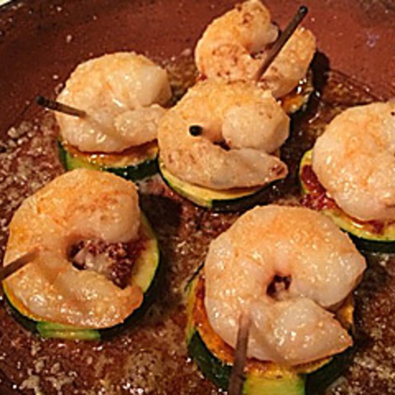 海老とズッキーニ(夢酒 ダイニングバームッシュ藤沢店)