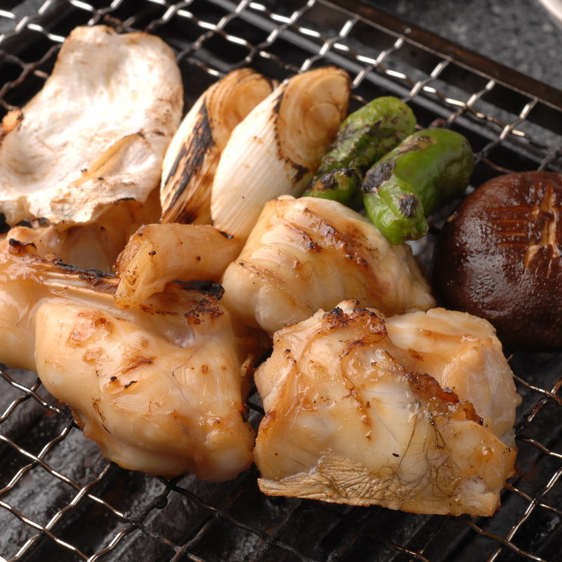 天然とらふぐ網焼(花膳)