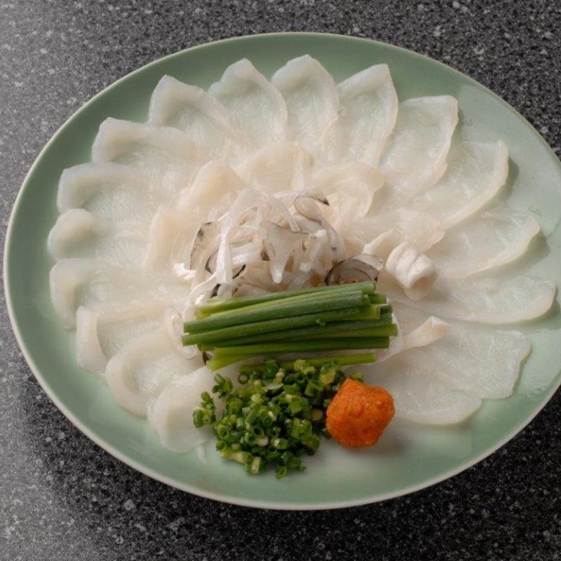 天然とらふぐ刺身(花膳)