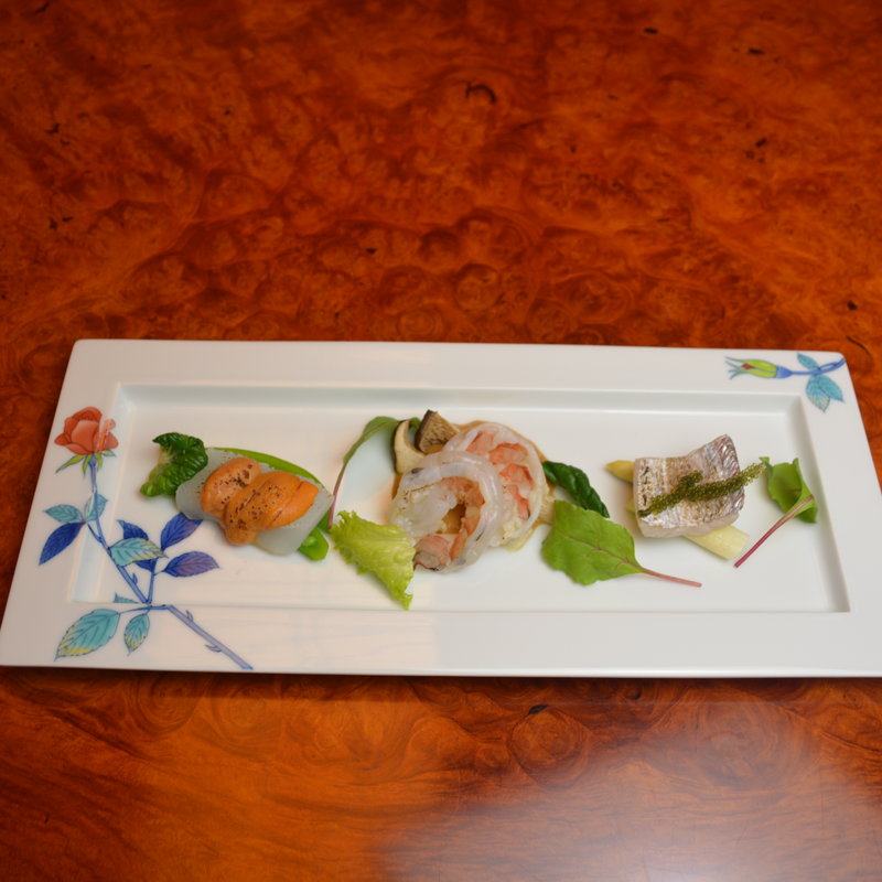 鮮魚の3種盛り(百菜 赤坂 （ヒャクナ）)