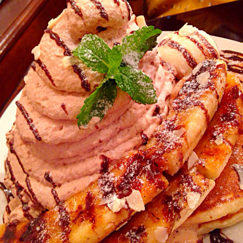 キャラメルチョコバナナのパンケーキ(ハワイアンキッチンズ （HAWAIIAN Kitchens）)