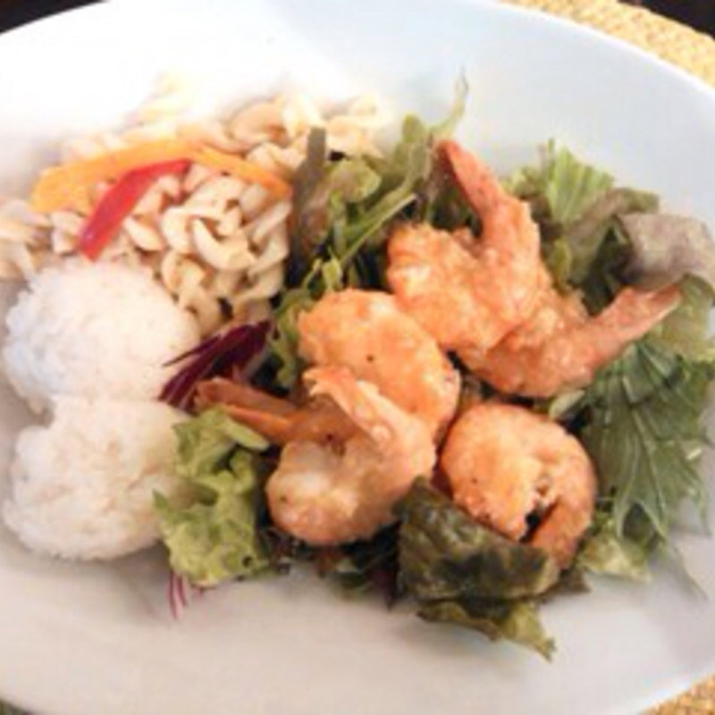 ガーリックシュリンプランチ(ハワイアンキッチンズ （HAWAIIAN Kitchens）)