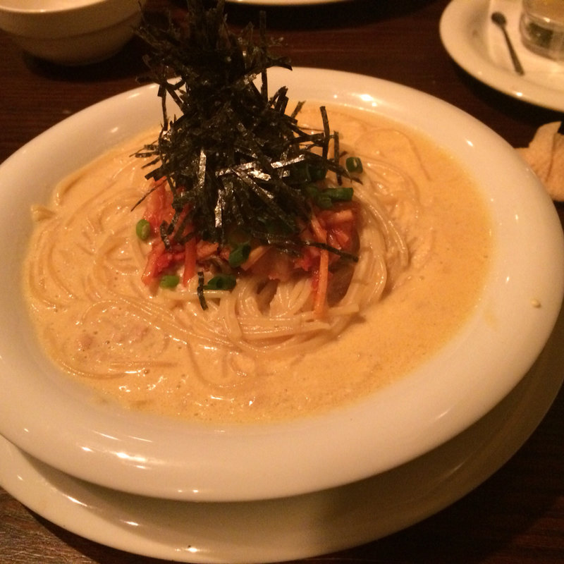 キムチ、ツナ、卵、カルボナーラ？（正式な名前覚えておらず…）(パスタ キッチン （PASTA KITCHEN）)