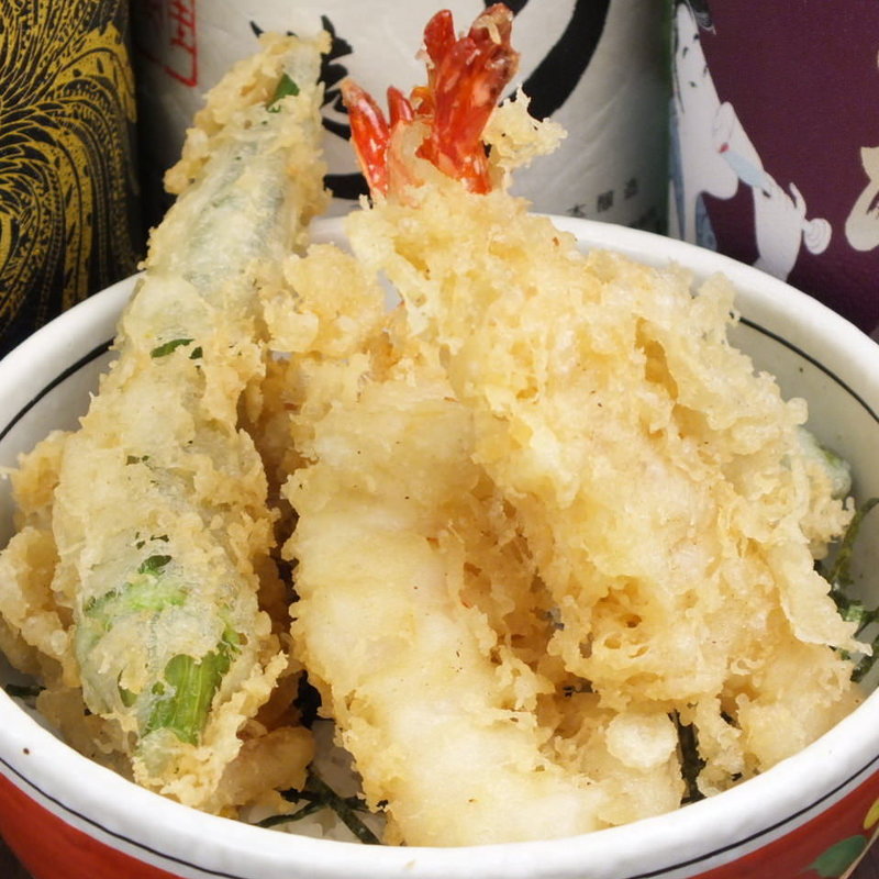 海老野菜天丼(游の字 千葉店)