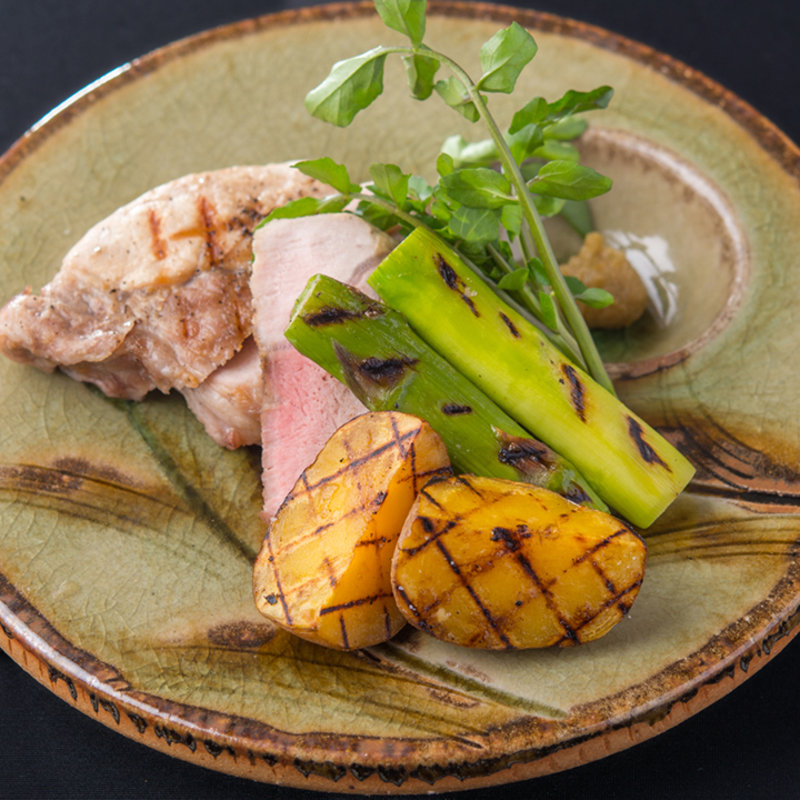 岩中豚ロース炙り焼き(創作 葉月 )