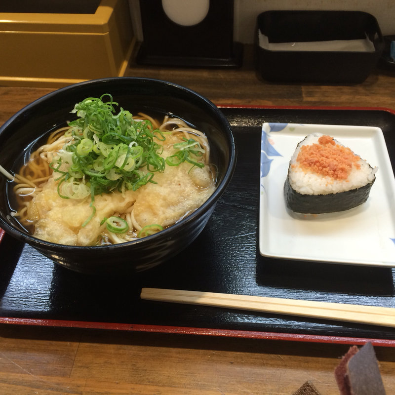 天ぷらそば 大盛(えきそばグランフェスタ店)