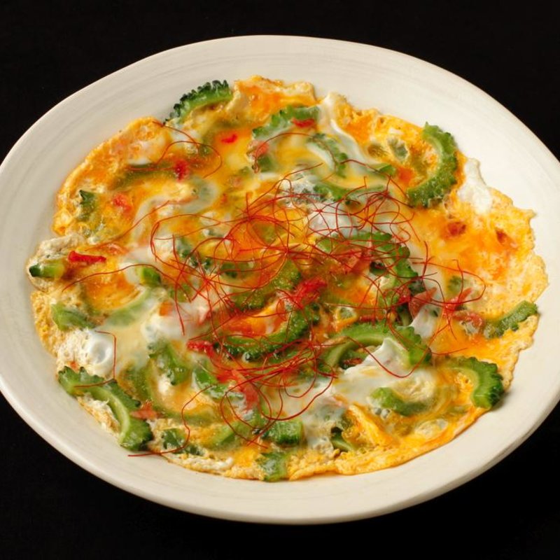 ゴーヤ明太玉子炒め(博多味問屋 いちにち一膳 赤坂店)