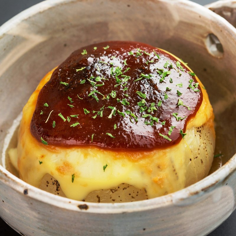 丸ごと玉葱の味噌チーズ焼き(こがね屋 千葉駅前店 （koganeya）)